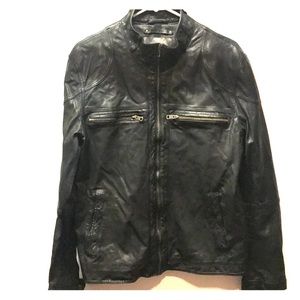Cole Haan Leather Coat